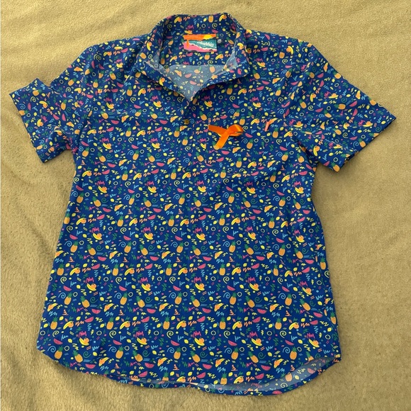 Chubbies The Afternoon Blues Performance Polo Shirt - Light/Pastel Blue main image 1